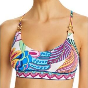 Trina Turk Paradise Plume Bralette Bikini Top